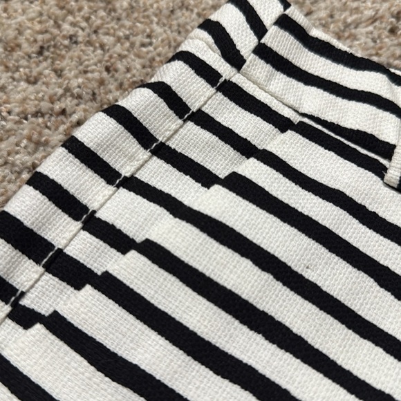 J. Crew Black and White Nautical Style Shorts NWT - Picture 5 of 8